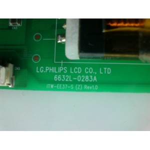 BACKLIGHT INVERSOR ESCLAVO / PHILIPS 996510005778 / 6632L-0283A / ITW-EE37-S / LC370WX1  / MODELO 37PF9431D/37